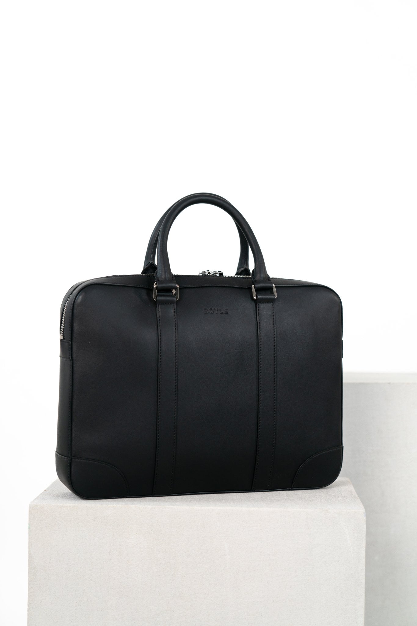 Roucas Briefcase Black - Boyle