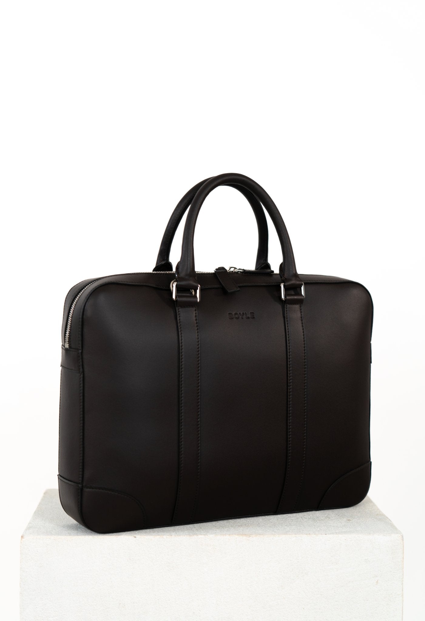 Roucas Briefcase Brown - Boyle