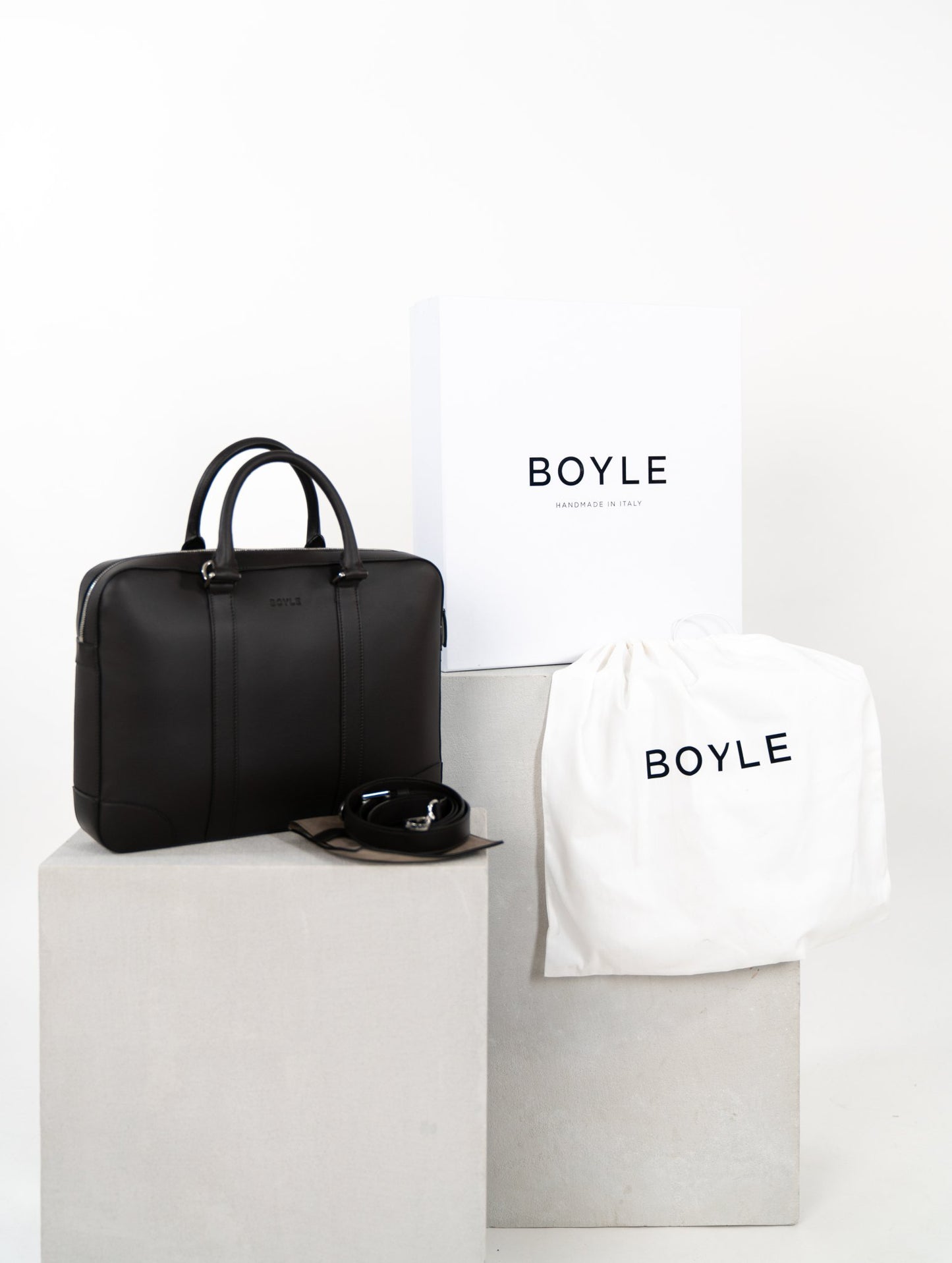 Roucas Briefcase Brown - Boyle